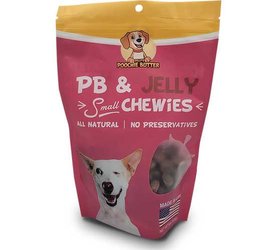 8oz Peanut Butter + Jelly Small Chewies