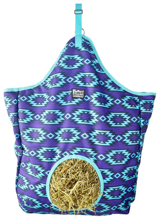 Patterned hay bags