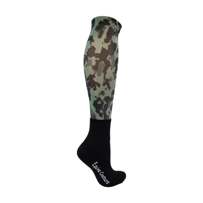 Equestrian contour English boot socks