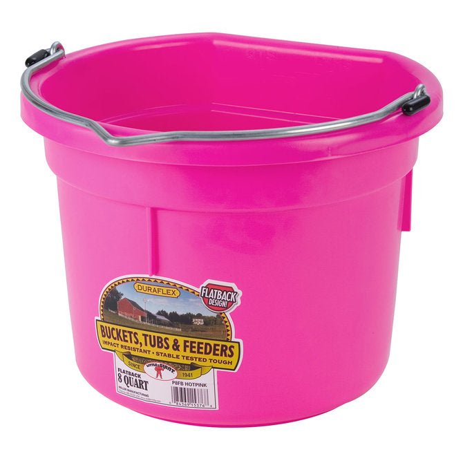 Duraflex flatback bucket 8 qt