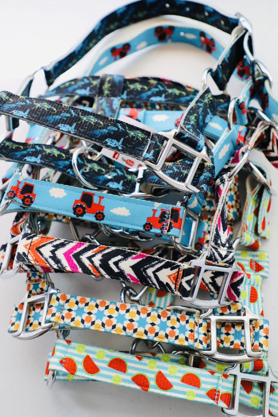 mini/pony printed halters