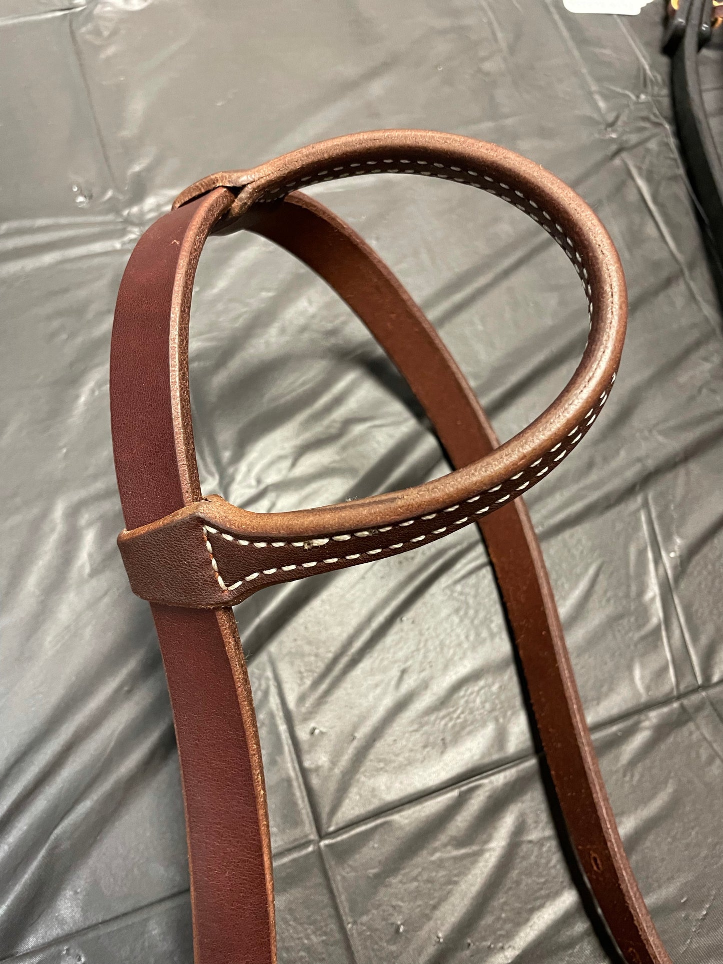 Amish made - Chestnut oiled headstall