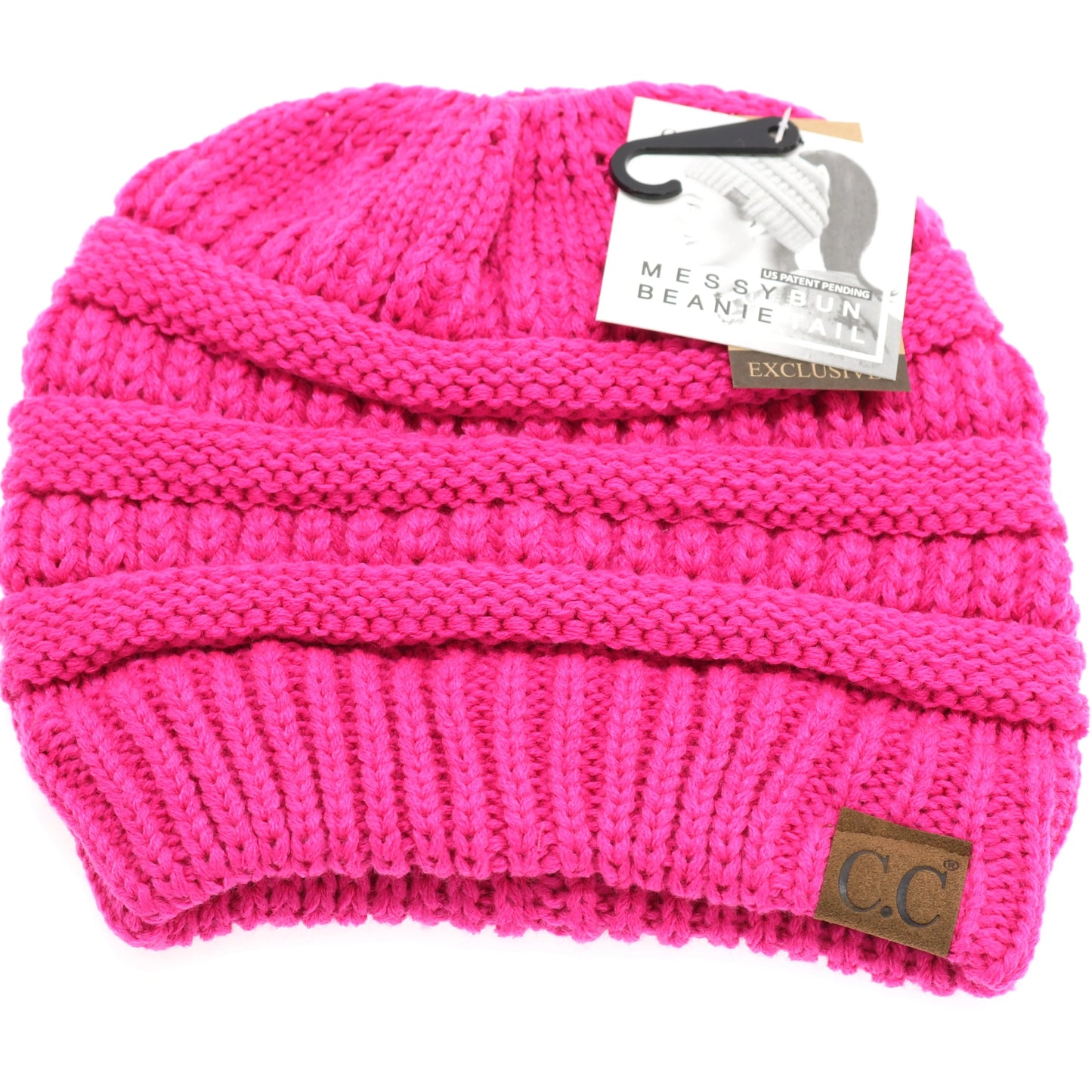 Solid classic tail beanie