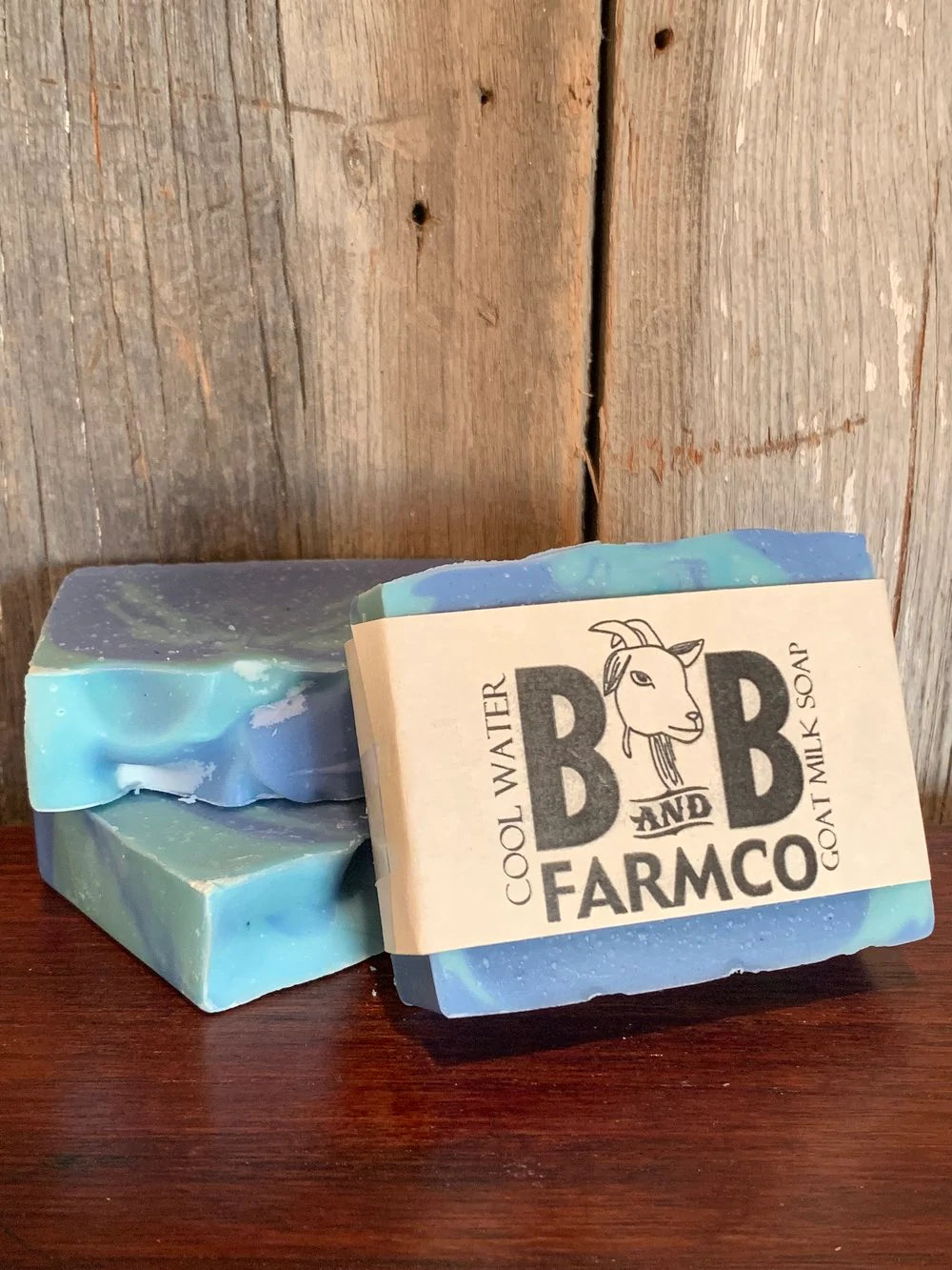 Cool water goat soap