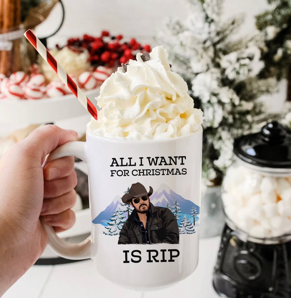 All I want for Christmas mug