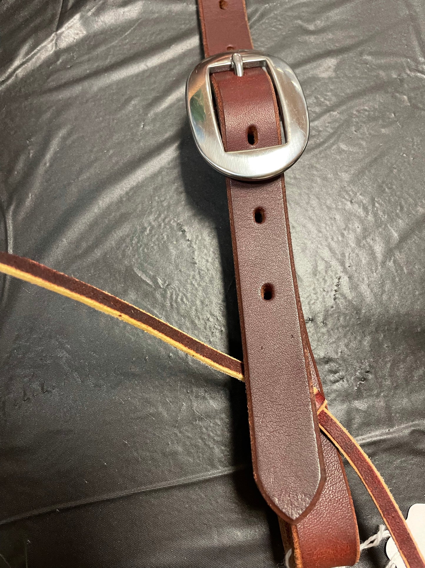 Amish made - Chestnut oiled headstall